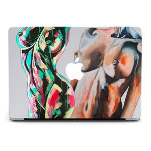 Painted Woman Breasts Art case for apple MacBook All Generations Air Pro
